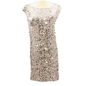 ALICE + OLIVIA Casey Clustered Sequin Dress
